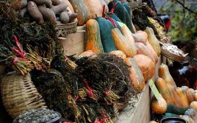 封开2019春节民俗庙会喜降龙山景区，农副产品年味浓