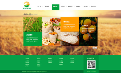 农副产品企业网站 连接传统与数字时代的桥梁